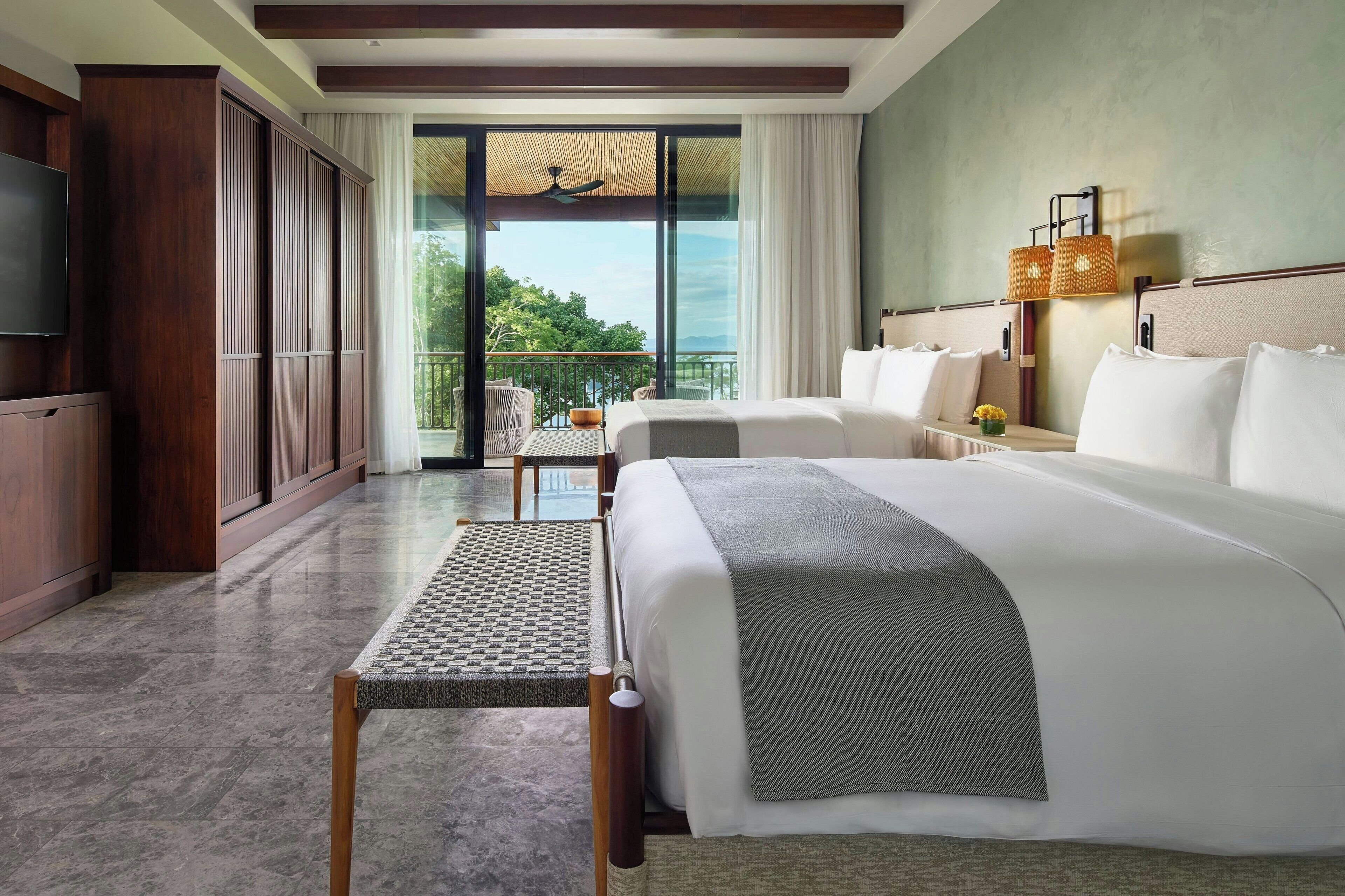 Chambre, 4 chambres, vue océan