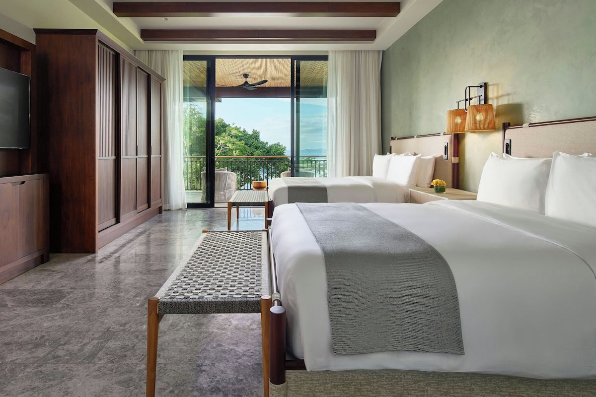 Chambre, 4 chambres, vue océan