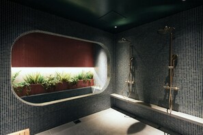 Casa, no fumadores | Baño | Secador de pelo, toallas, champú y papel higiénico