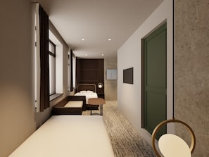 Moderate Twin, Non Smoking | Down comforters, desk, free WiFi