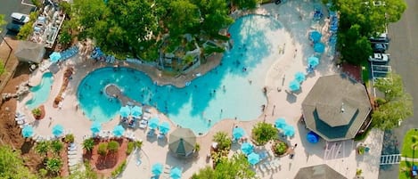 Piscine extérieure, piscine chauffée
