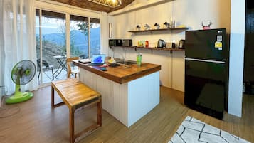 Family - Two Bedrooms (Baan M01) | Private kitchen | Mini-fridge