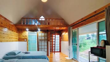 Chambre Standard avec lits jumeaux, vue montagne | Wi-Fi gratuit
