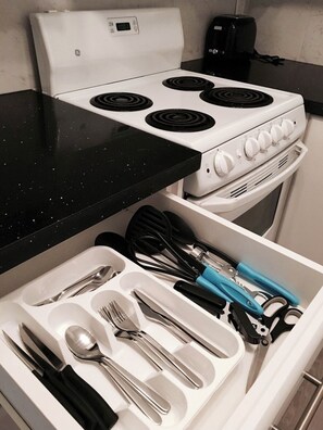 Microwave, oven, stovetop