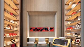 Sala de estar en el lobby