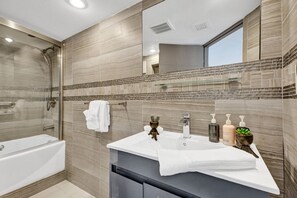 Hair dryer, towels