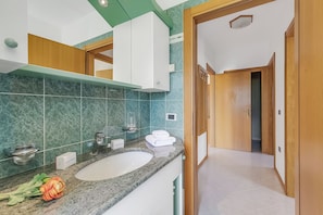 Standard Apartment, 2 Bedrooms, Balcony (The Olive Tree Garden With Mountain) | Bathroom | Combined shower/tub, hair dryer, towels, soap