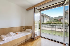 Standard Apartment, 2 Bedrooms, Balcony (The Olive Tree Garden With Mountain) | 2 bedrooms, WiFi, bed sheets