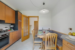 Standard Apartment, 2 Bedrooms, Balcony (The Olive Tree Garden With Mountain) | Private kitchen