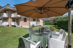 Standard Apartment, 2 Bedrooms, Balcony (The Olive Tree Garden With Mountain) | Outdoor dining