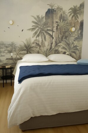 1 bedroom, iron/ironing board, Internet, bed sheets
