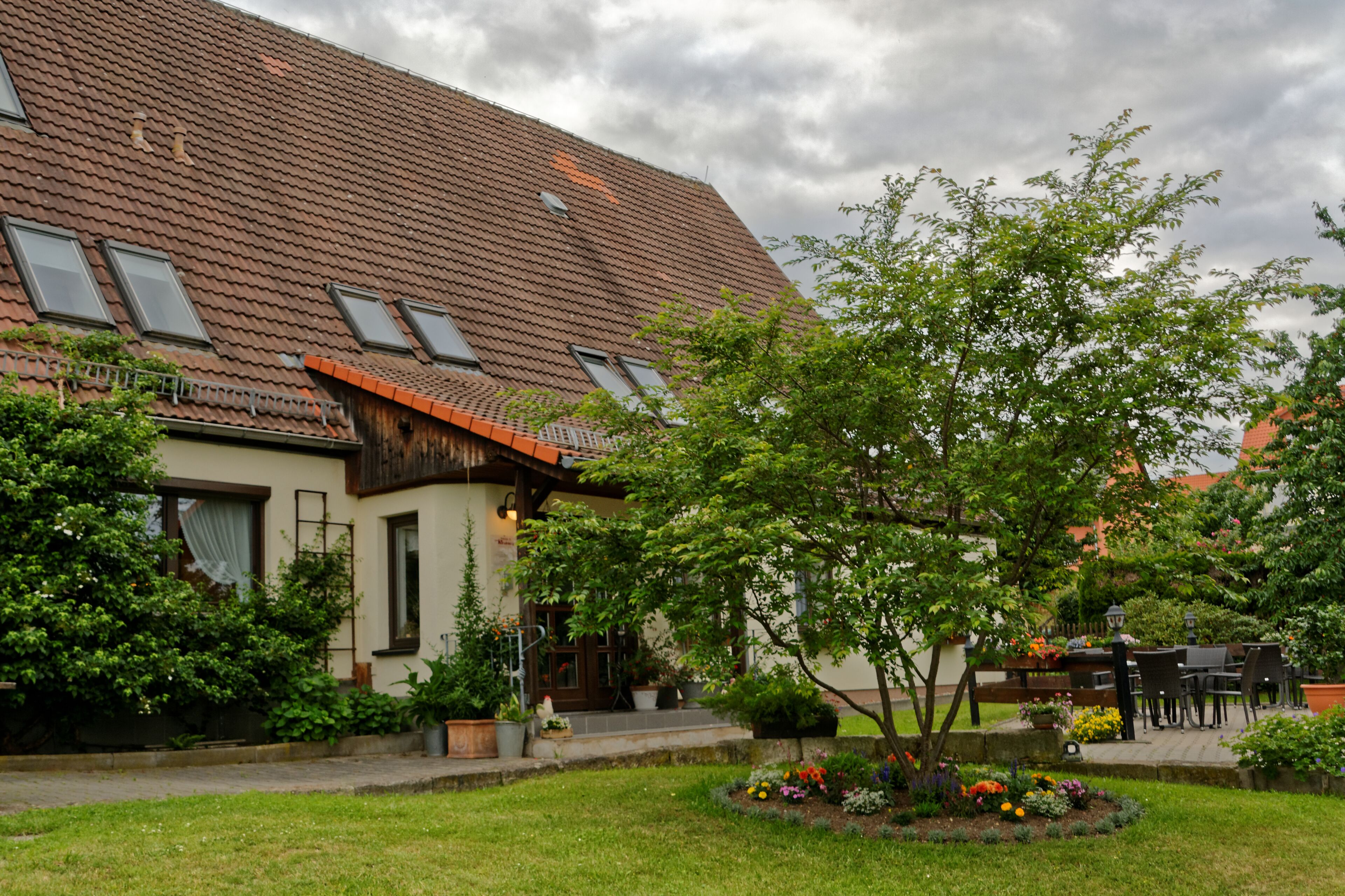 Façana frontal de l'allotjament