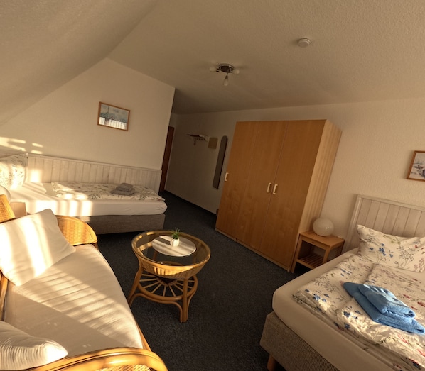 Dreibettzimmer, Gartenblick | Kostenloses WLAN