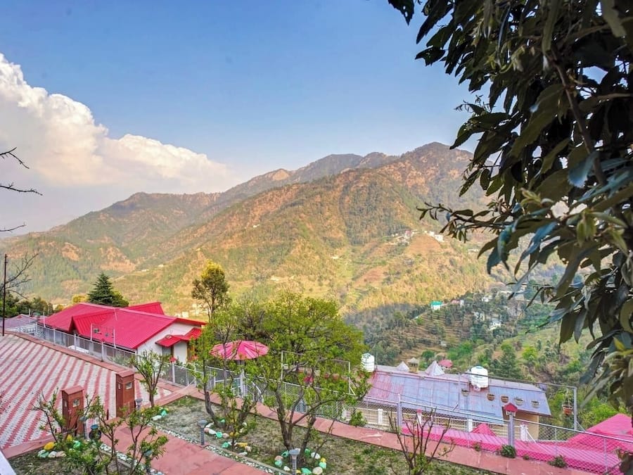 Uitzicht vanuit accommodatie