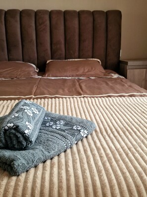 1 chambre, fer et planche à repasser, Wi-Fi gratuit, draps fournis