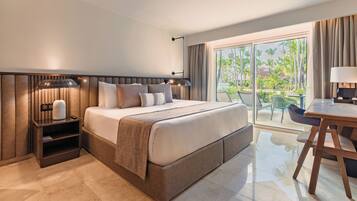 Luxe beddengoed, een gratis minibar, een kluis op de kamer