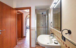 Shower, hair dryer - 2 bedroom stunning apartment in Sovere (Sovere)