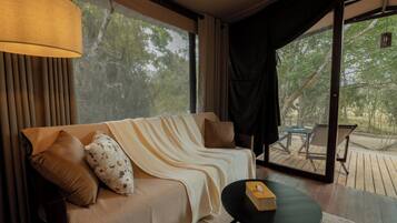 Individually decorated, individually furnished, desk, laptop workspace