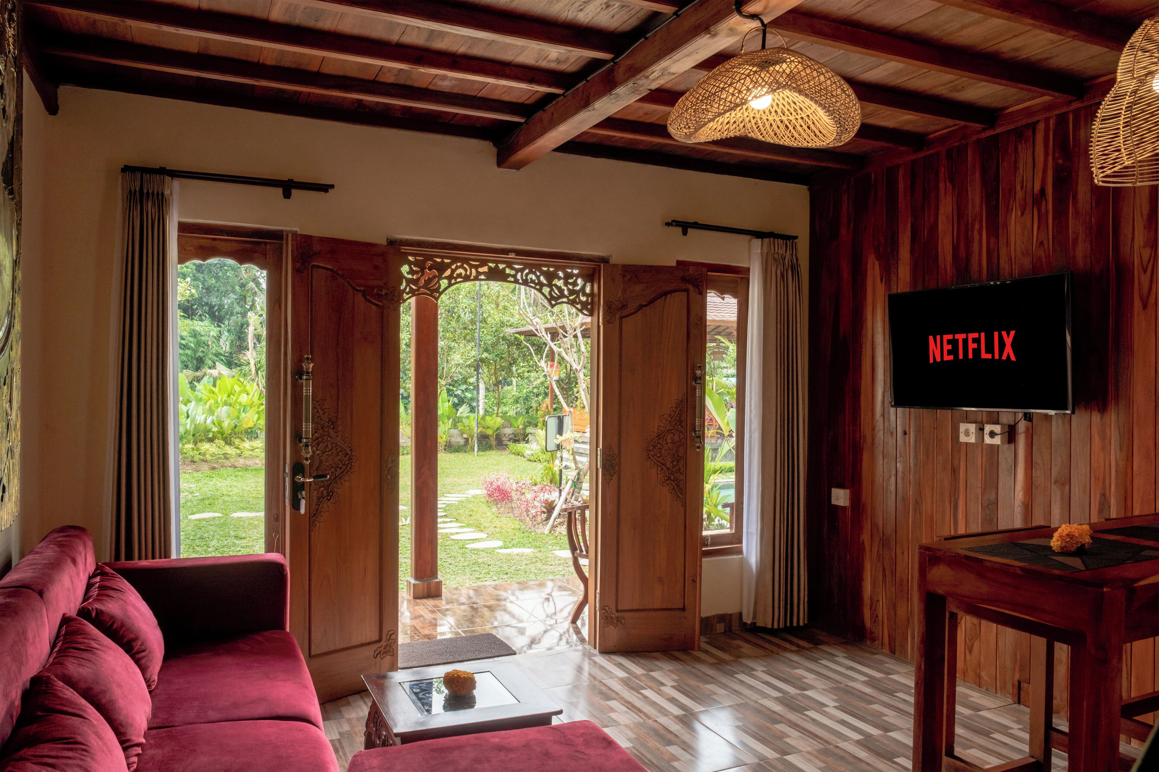 Signature Villa | Living area | 32-inch Smart TV with digital channels