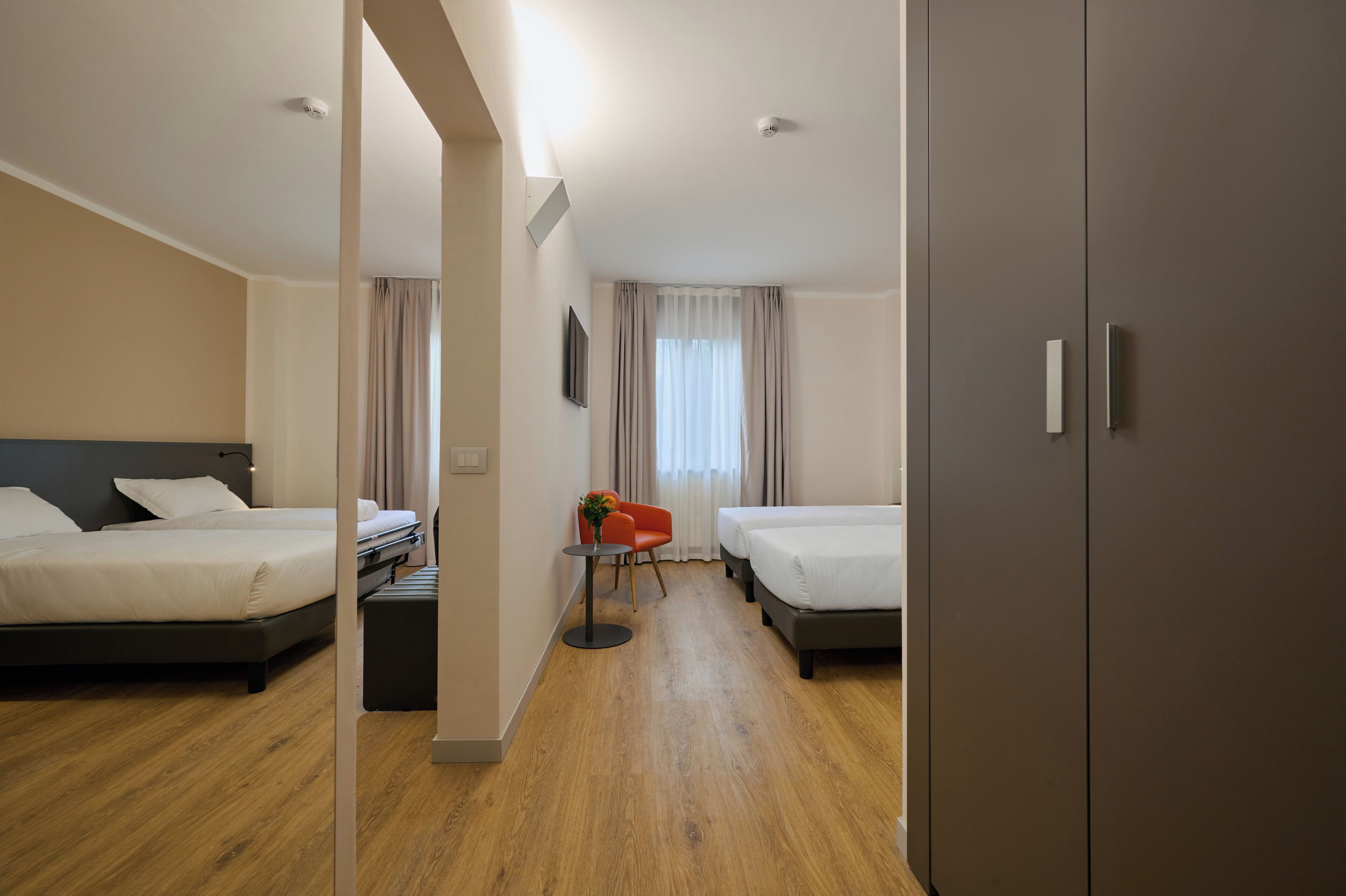 Chambre avec lits jumeaux