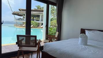 Luxury Twin Room, Beach View | Free WiFi