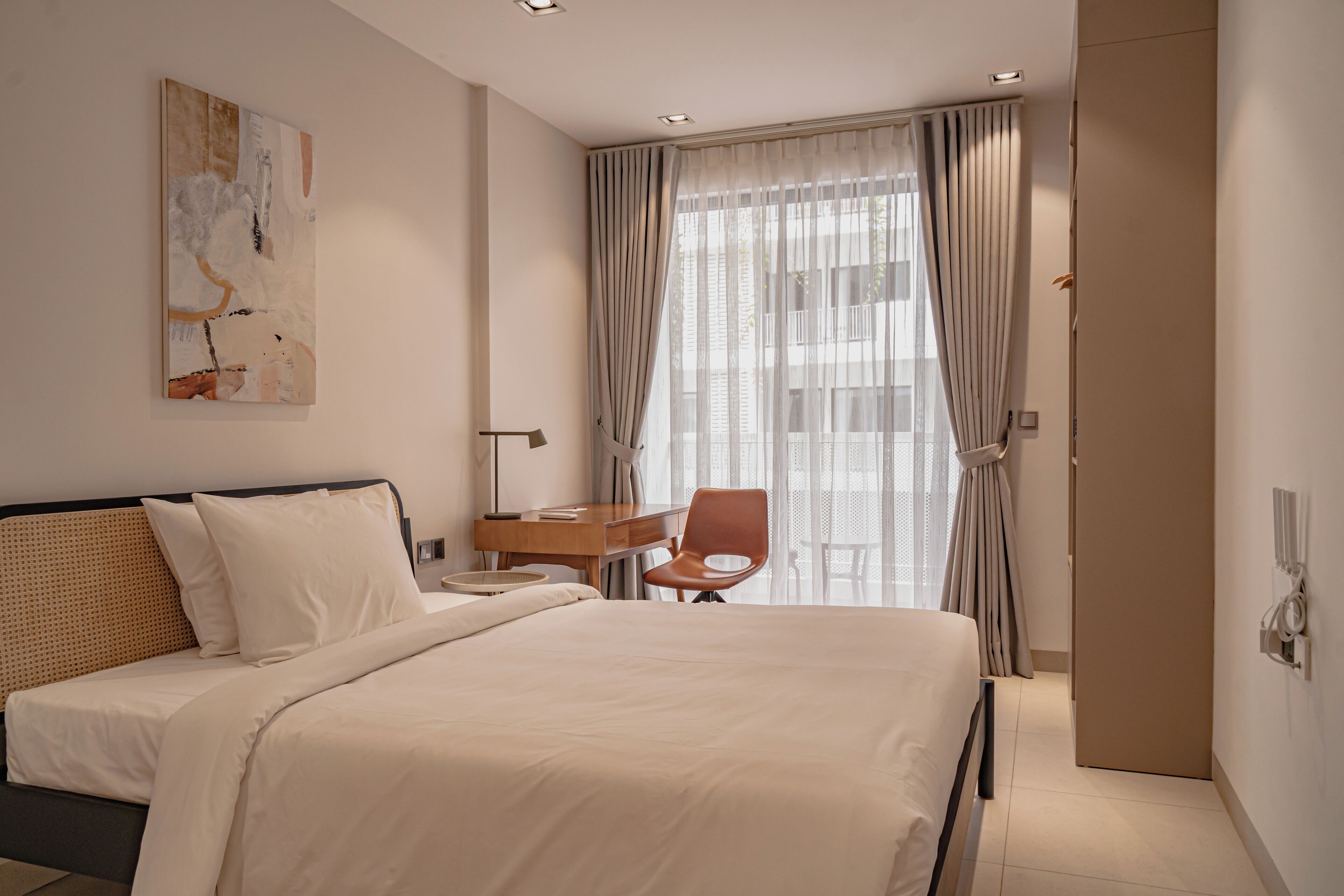 1 chambre, fer et planche à repasser, Wi-Fi, draps fournis