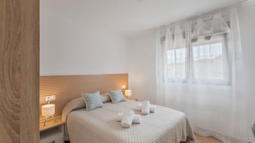 2 slaapkamers, een strijkplank/strijkijzer, wifi, beddengoed