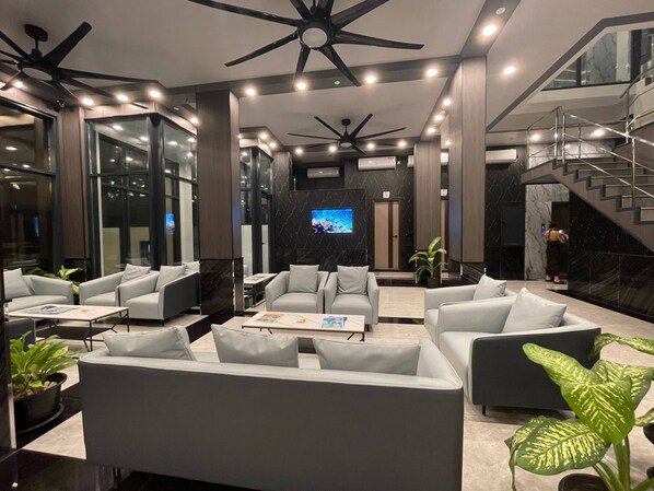 Sitzecke in der Lobby