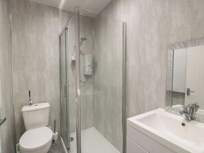 Shower, hair dryer