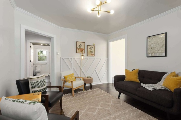 Living room with ample seating