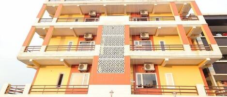 Fassade der Unterkunft