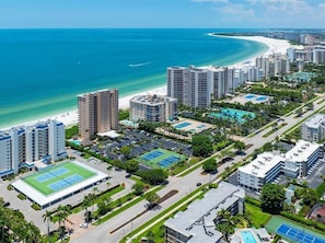 Exterior - Beachfront 2BR condo in Marco Island with pool and WiFi. (Marco Island)