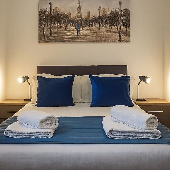 2 chambres, fer et planche Ă repasser, Wi-Fi gratuit, draps fournis
