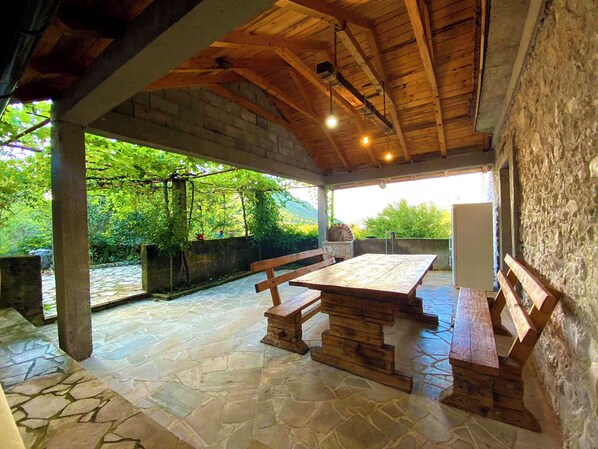 Restauration en plein air