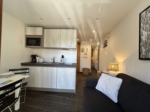 Studio cosy au centre de Montgenèvre pour 2 personnes
