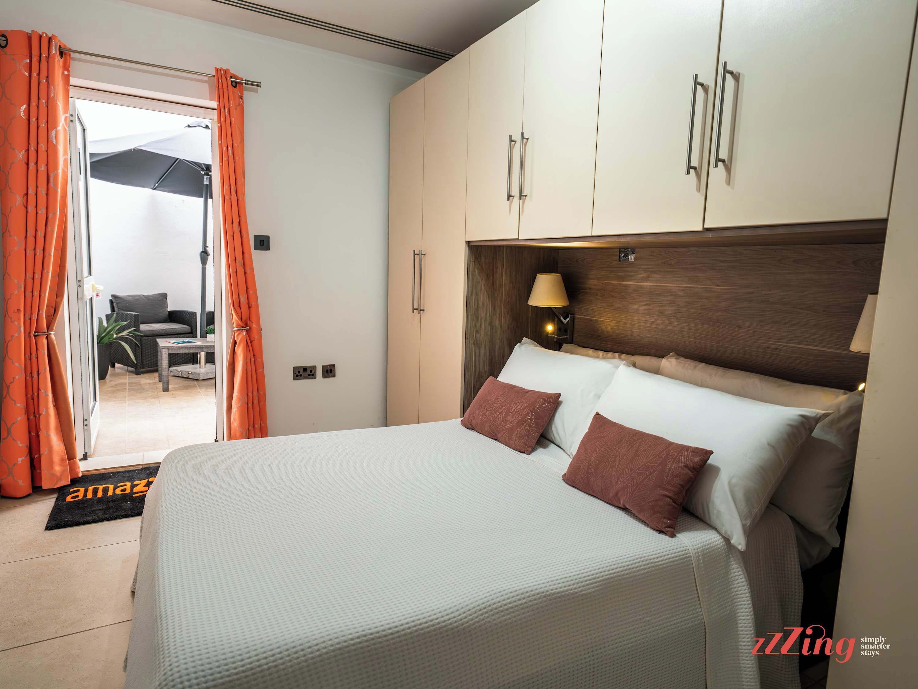 2 bedrooms, iron/ironing board, travel crib, WiFi