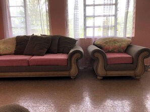 Shared Dormitory, 1 Bedroom, Smoking, Balcony | Living area
