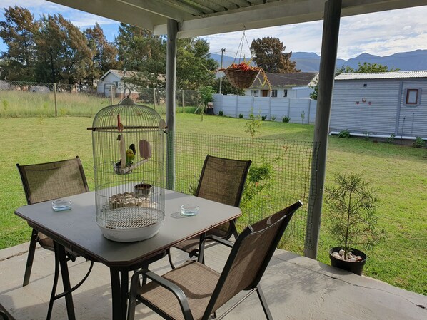 Outdoor dining