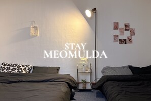Classic Double Room | Premium bedding, laptop workspace, blackout drapes, free WiFi - Stay Meomulda (Seoul)