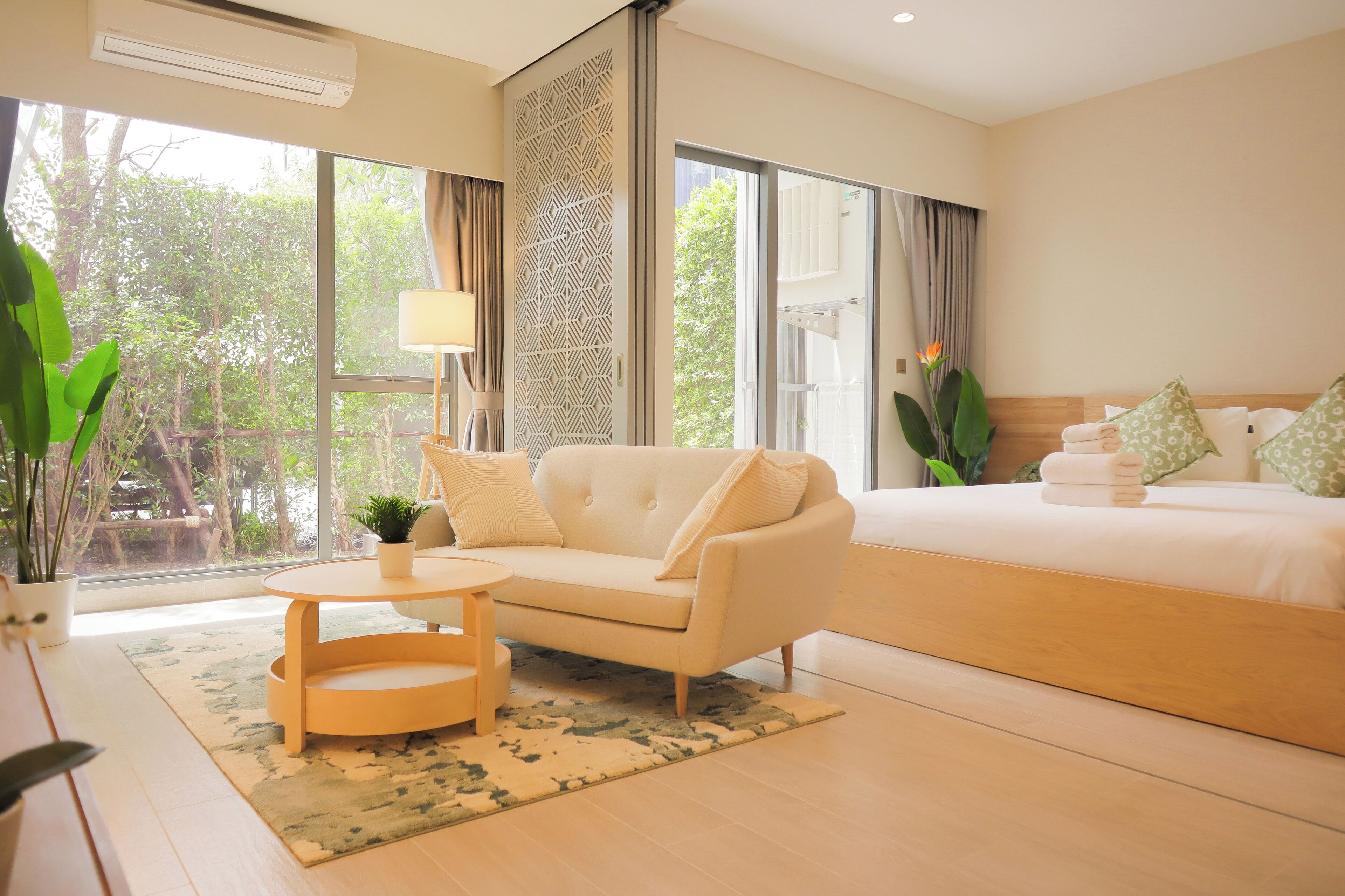 Apartemen Klasik | Brankas, tirai kedap cahaya, kedap suara, dan setrika/meja setrika