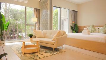 Apartemen Klasik | Brankas, tirai kedap cahaya, kedap suara, dan setrika/meja setrika