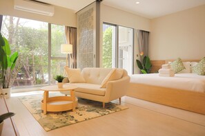 Coffres-forts dans les chambres, rideaux occultants