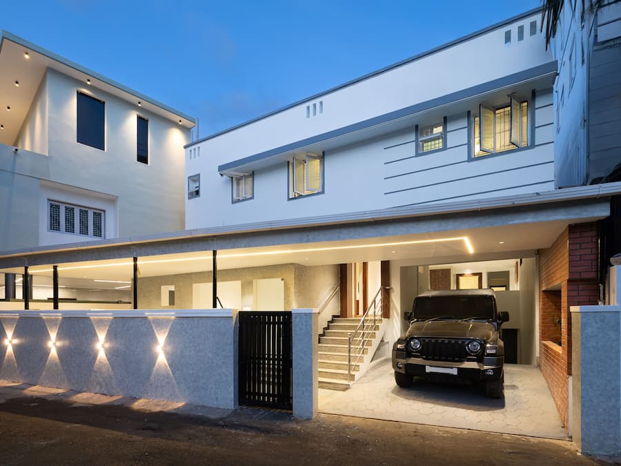 Voorkant van accommodatie