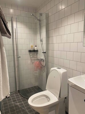 Departamento, 1 habitación, con acceso para personas discapacitadas, vista a la ciudad | Baño