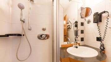 Free toiletries, hair dryer, towels, soap