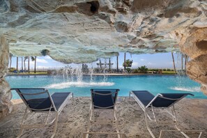 Indoor pool, a heated pool