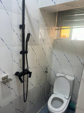 Towels, soap, toilet paper