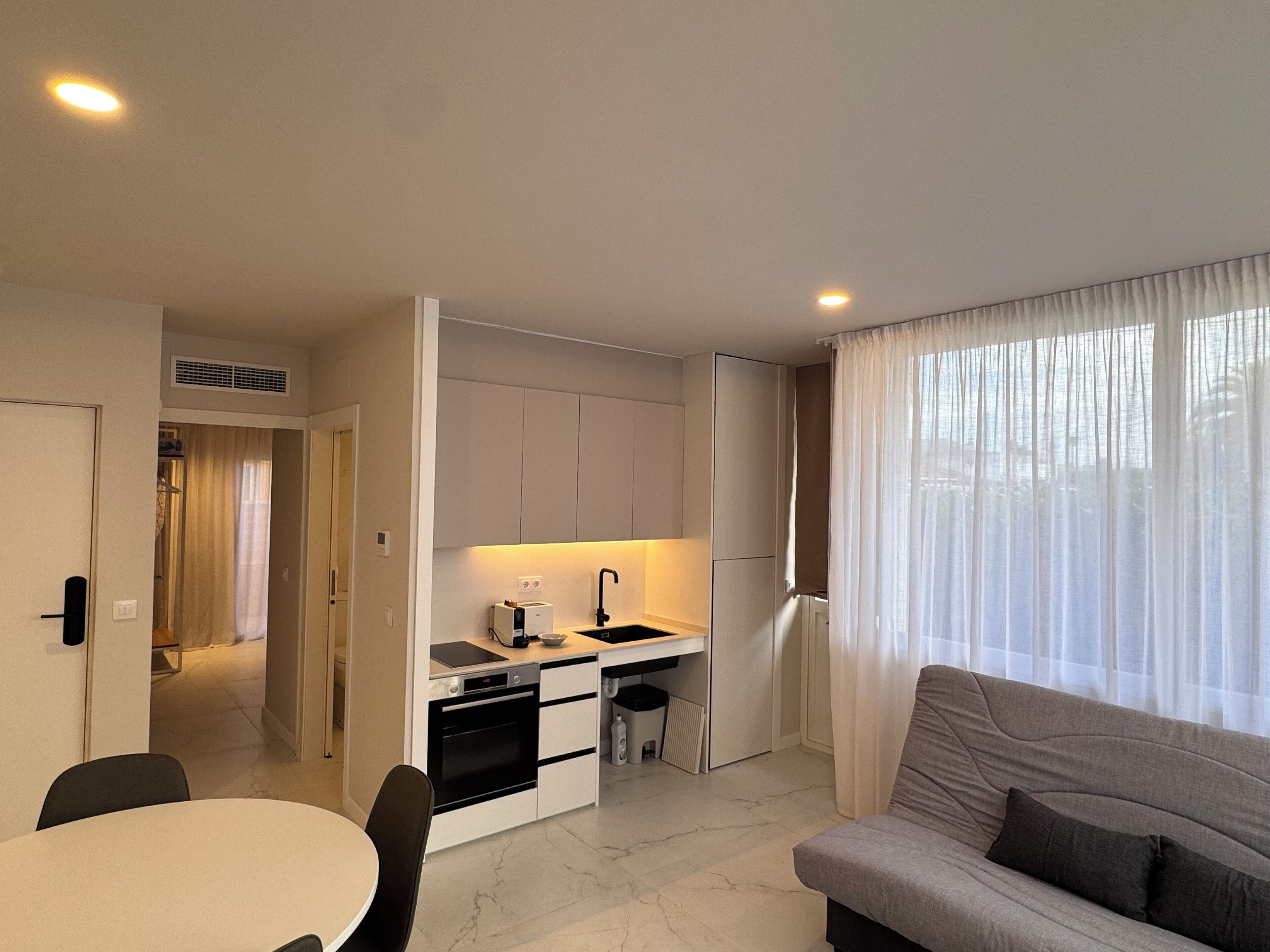 Premium Apartment, Mobility Accessible, Patio | Living area