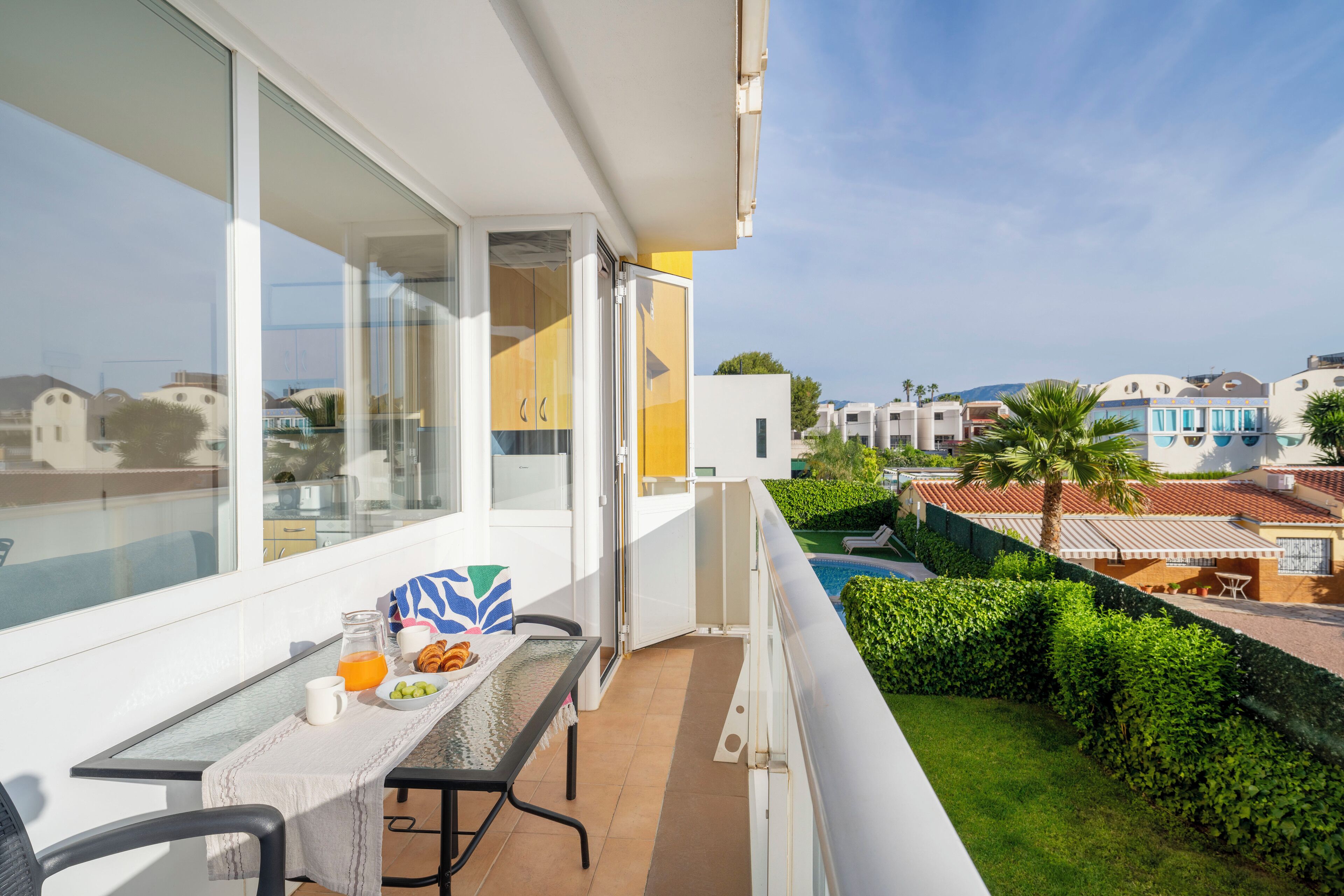 Appartamento, balcone, vista montagna | Terrazza/patio