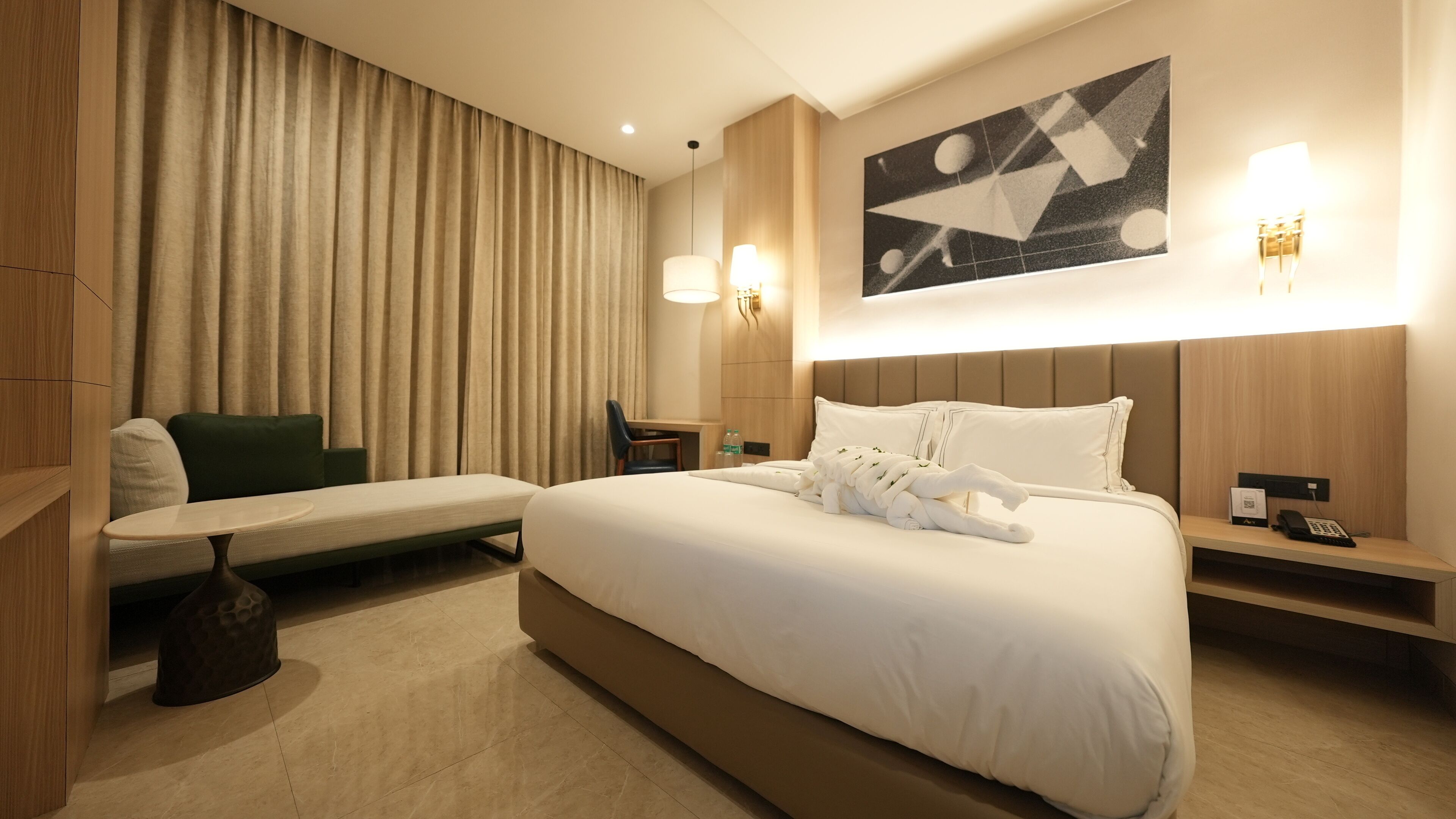 Sistema de insonorización, wifi gratis y ropa de cama 
